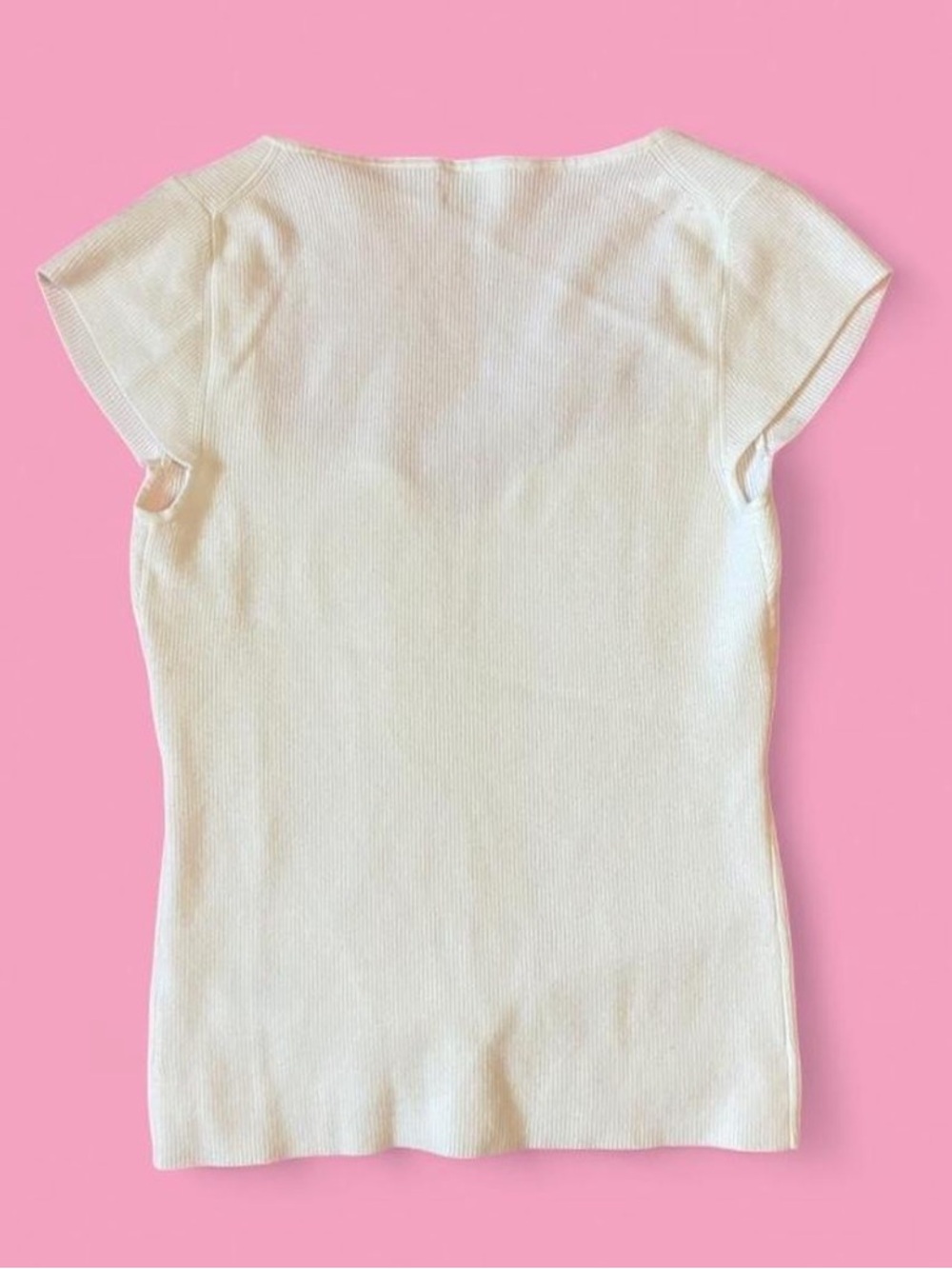 ✨Wilfred cream ribbed knit top ✨ - Picture 2 of 3
